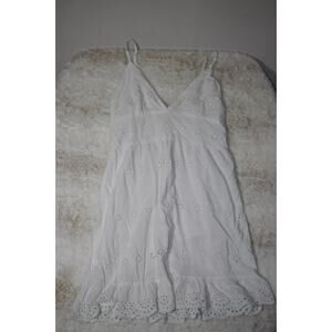 Women’s Large White Jessica Simpson Eyelet Summer Dress